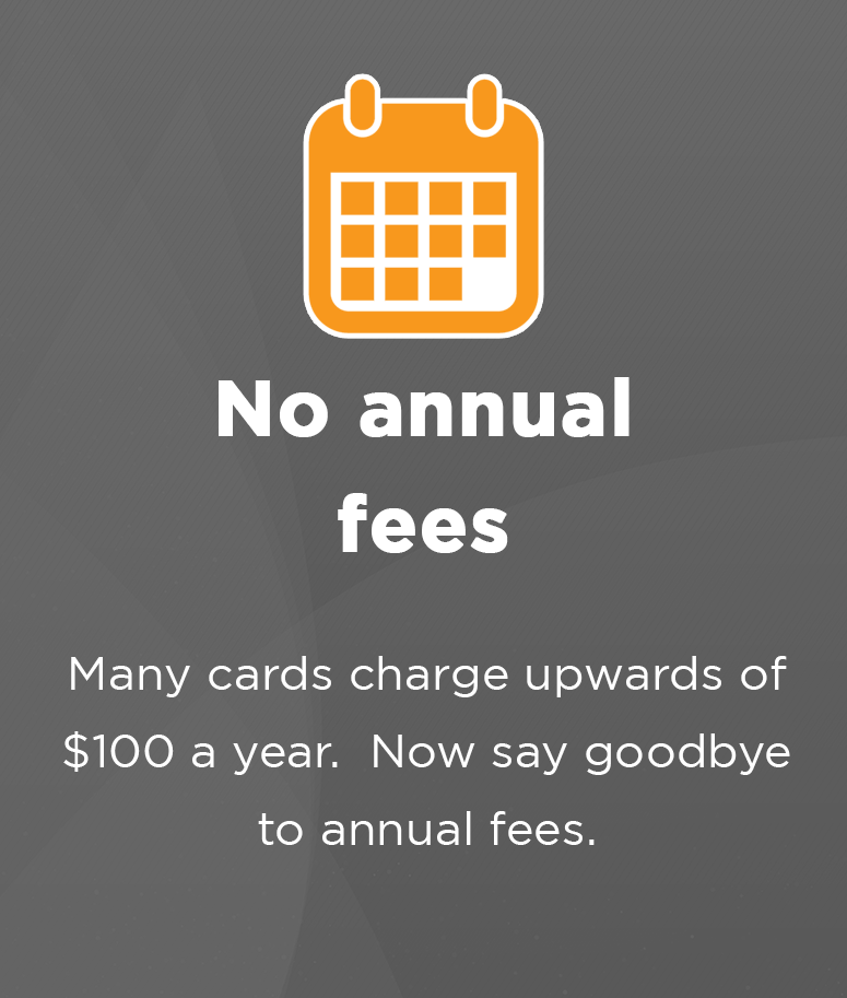 No annual fees